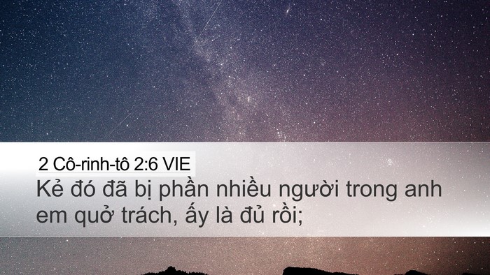 2 Cô-rinh-tô 2:6 VIE Bible Verse Image