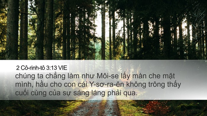 2 Cô-rinh-tô 3:13 VIE Bible Verse Image