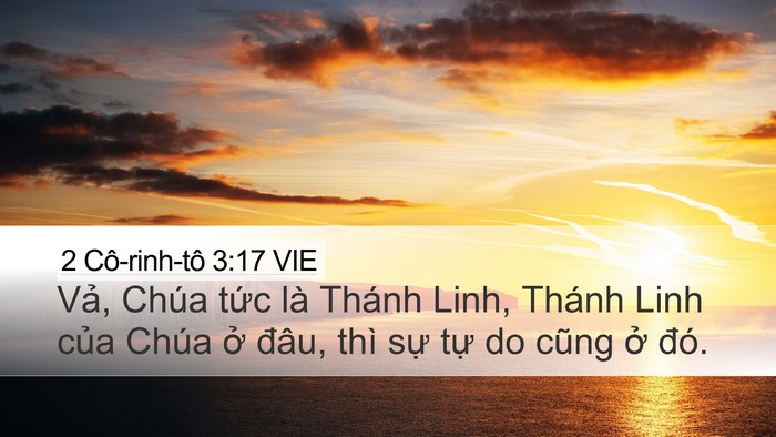 2 Cô-rinh-tô 3:17 VIE Bible Verse Image