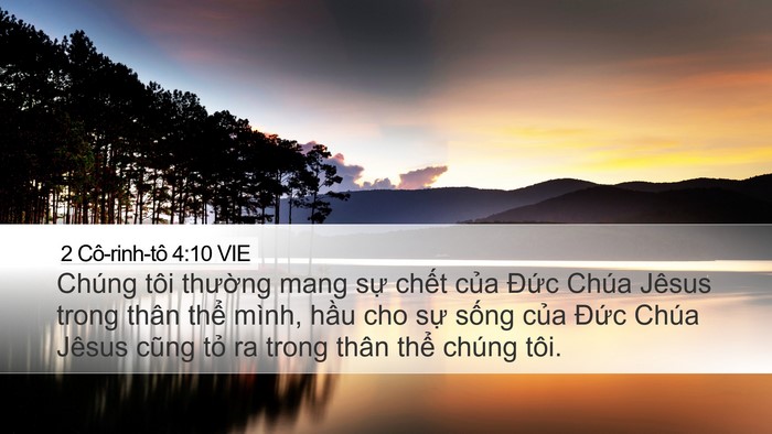 2 Cô-rinh-tô 4:10 VIE Bible Verse Image