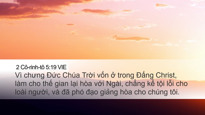 2 Cô-rinh-tô 5:19 VIE Bible Verse Image