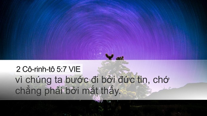 2 Cô-rinh-tô 5:7 VIE Bible Verse Image