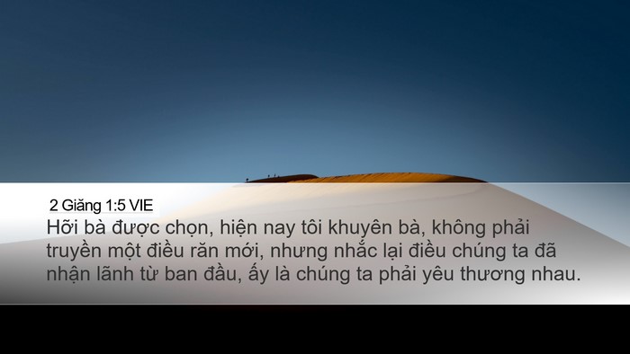 2 Giăng 1:5 VIE Bible Verse Image