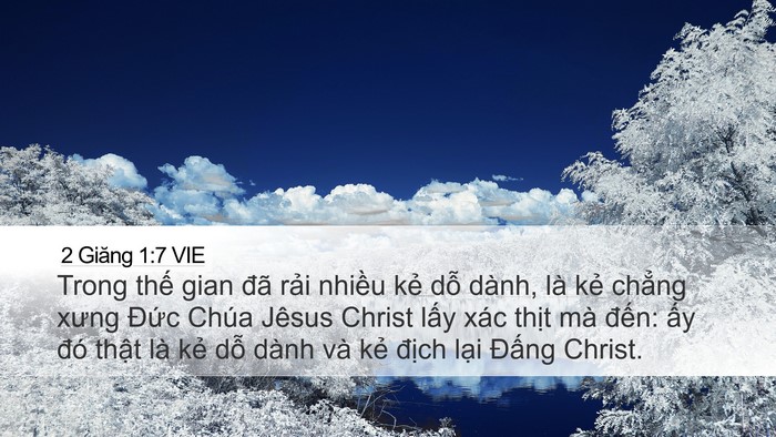 2 Giăng 1:7 VIE Bible Verse Image