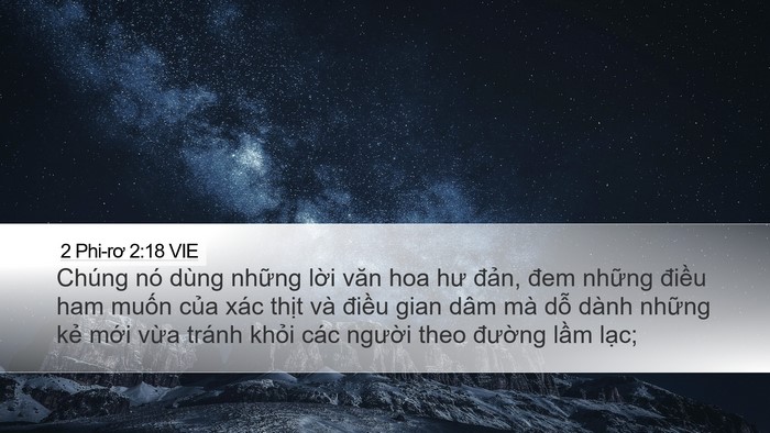 2 Phi-rơ 2:18 VIE Bible Verse Image
