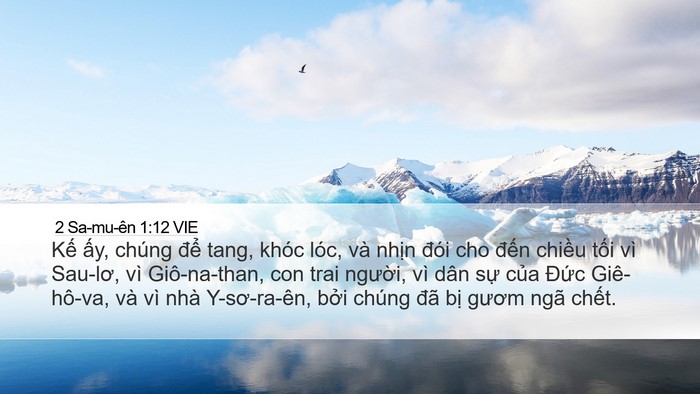 2 Sa-mu-ên 1:12 VIE Bible Verse Image