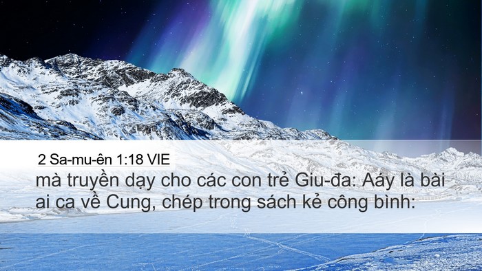 2 Sa-mu-ên 1:18 VIE Bible Verse Image
