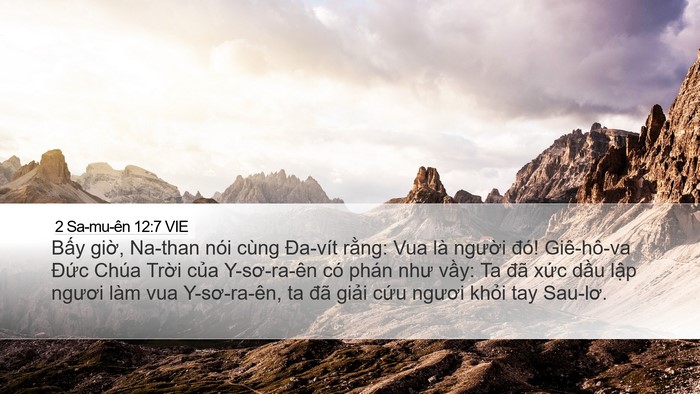 2 Sa-mu-ên 12:7 VIE Bible Verse Image