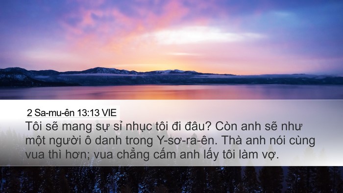 2 Sa-mu-ên 13:13 VIE Bible Verse Image