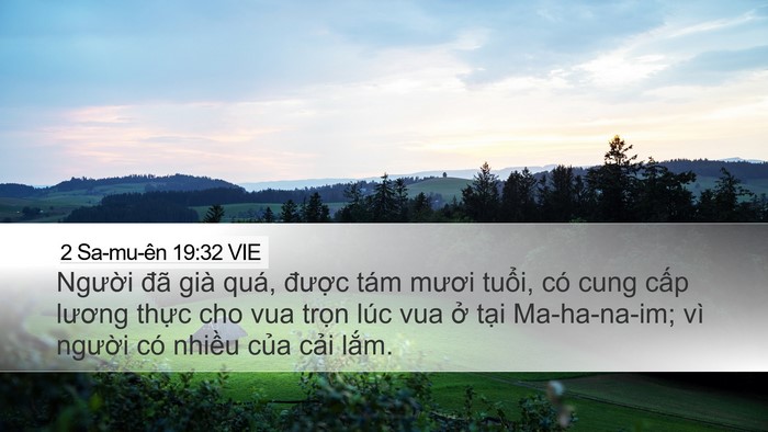 2 Sa-mu-ên 19:32 VIE Bible Verse Image