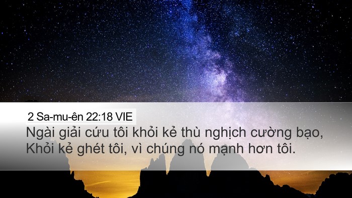 2 Sa-mu-ên 22:18 VIE Bible Verse Image
