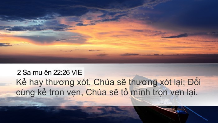 2 Sa-mu-ên 22:26 VIE Bible Verse Image