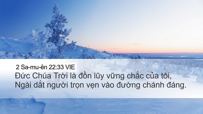 2 Sa-mu-ên 22:33 VIE Bible Verse Image