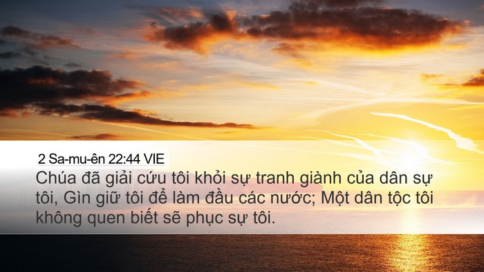 2 Sa-mu-ên 22:44 VIE Bible Verse Image