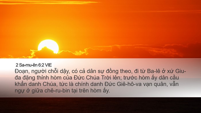 2 Sa-mu-ên 6:2 VIE Bible Verse Image
