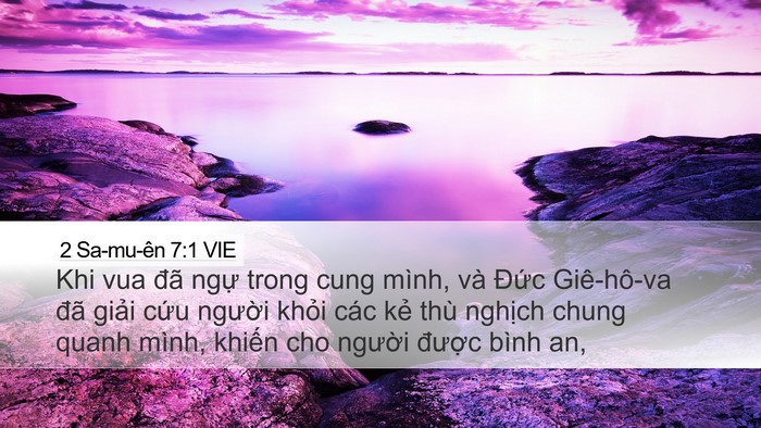 2 Sa-mu-ên 7:1 VIE Bible Verse Image