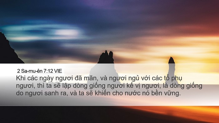 2 Sa-mu-ên 7:12 VIE Bible Verse Image