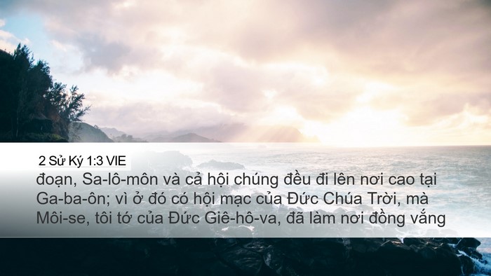 2 Sử Ký 1:3 VIE Bible Verse Image
