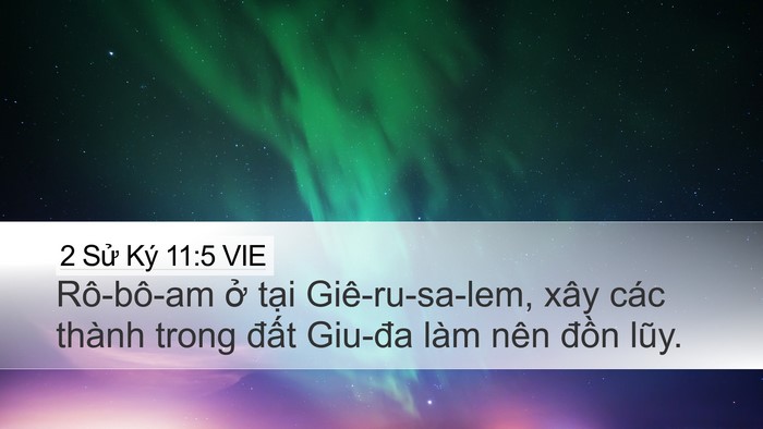 2 Sử Ký 11:5 VIE Bible Verse Image