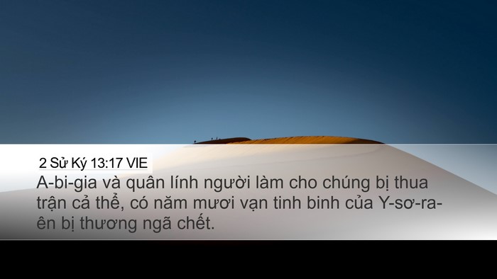 2 Sử Ký 13:17 VIE Bible Verse Image