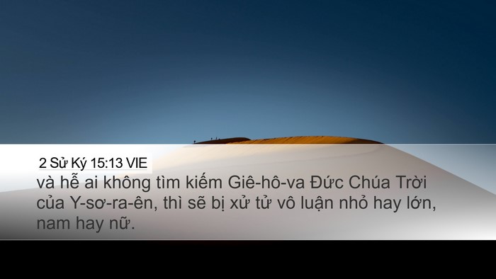 2 Sử Ký 15:13 VIE Bible Verse Image