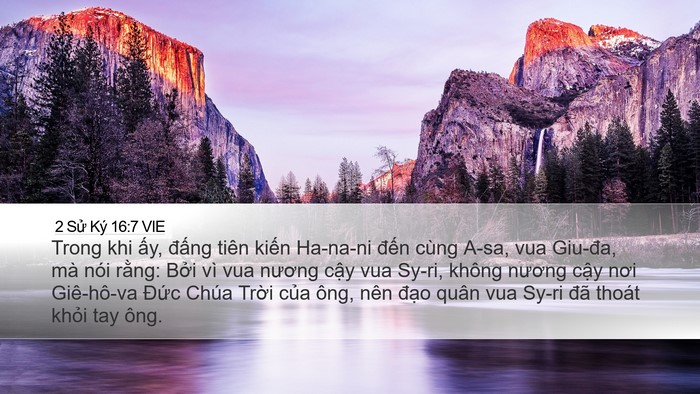 2 Sử Ký 16:7 VIE Bible Verse Image