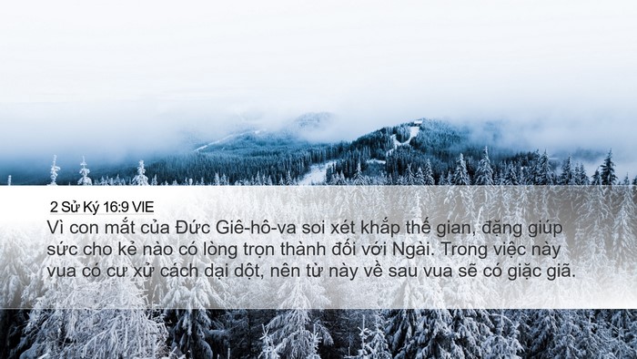 2 Sử Ký 16:9 VIE Bible Verse Image