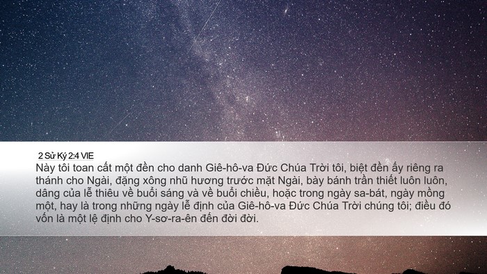 2 Sử Ký 2:4 VIE Bible Verse Image