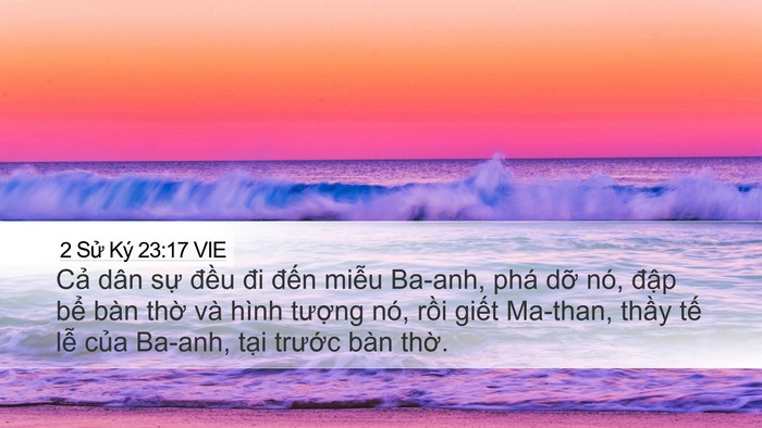 2 Sử Ký 23:17 VIE Bible Verse Image