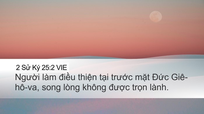 2 Sử Ký 25:2 VIE Bible Verse Image