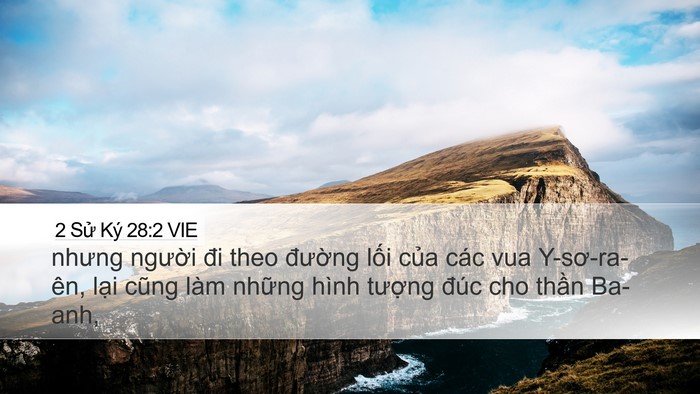2 Sử Ký 28:2 VIE Bible Verse Image
