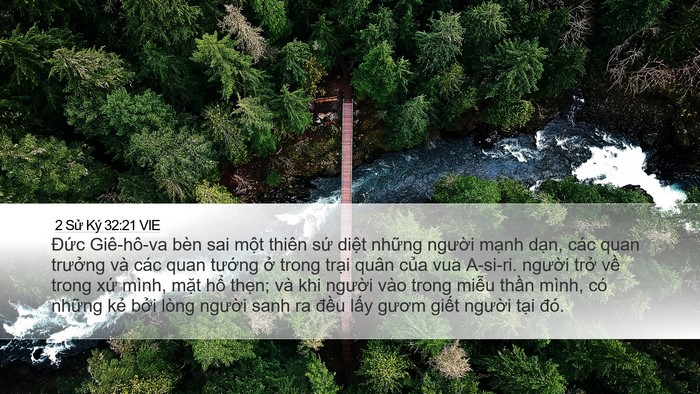 2 Sử Ký 32:21 VIE Bible Verse Image