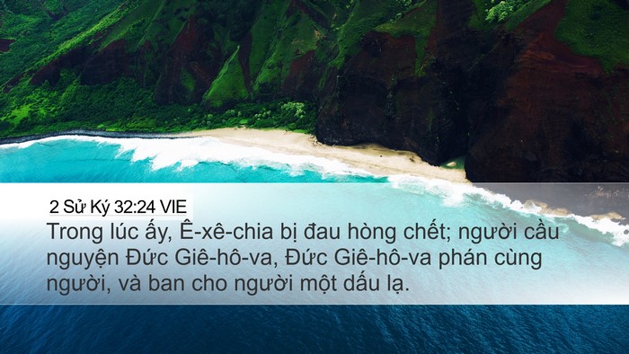 2 Sử Ký 32:24 VIE Bible Verse Image