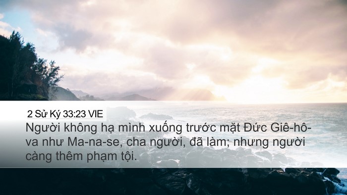 2 Sử Ký 33:23 VIE Bible Verse Image