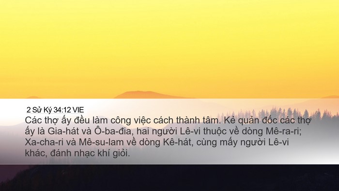2 Sử Ký 34:12 VIE Bible Verse Image