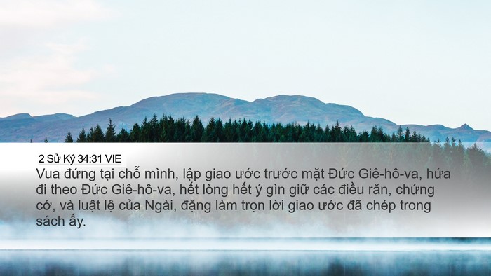 2 Sử Ký 34:31 VIE Bible Verse Image