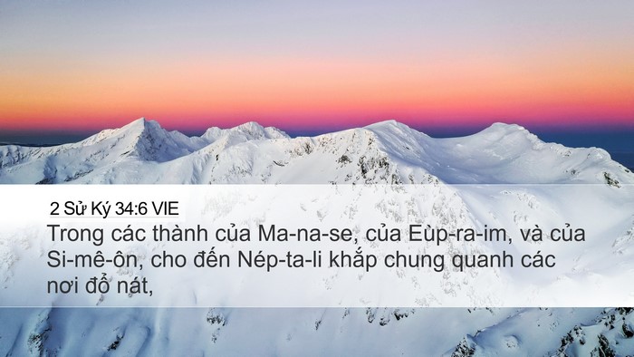 2 Sử Ký 34:6 VIE Bible Verse Image