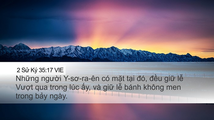 2 Sử Ký 35:17 VIE Bible Verse Image
