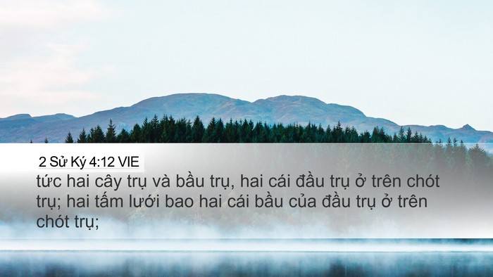 2 Sử Ký 4:12 VIE Bible Verse Image