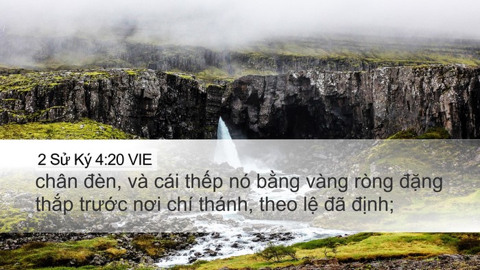 2 Sử Ký 4:20 VIE Bible Verse Image