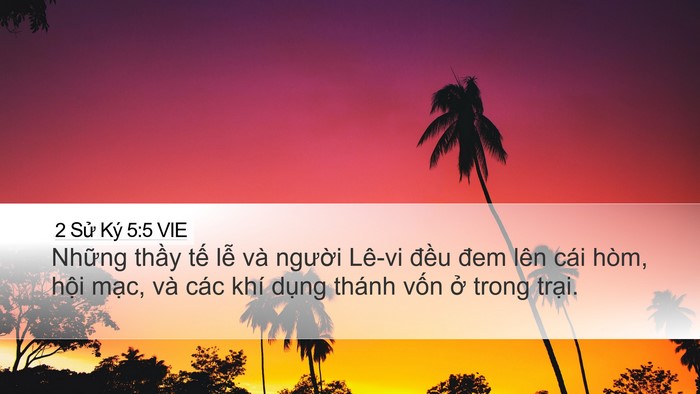 2 Sử Ký 5:5 VIE Bible Verse Image
