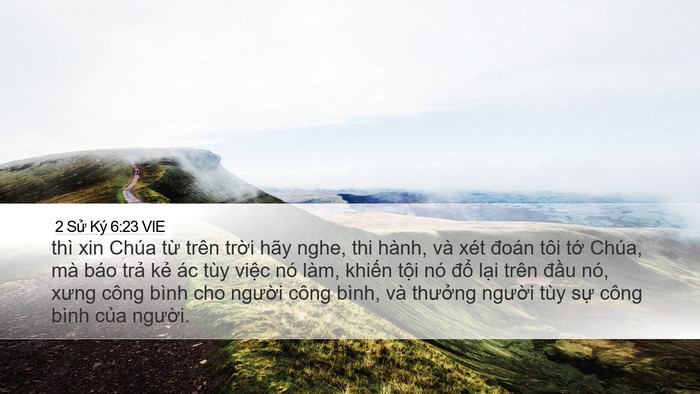 2 Sử Ký 6:23 VIE Bible Verse Image