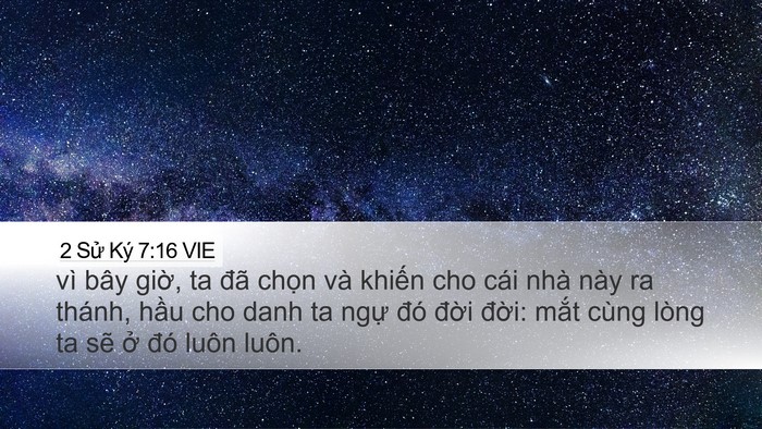 2 Sử Ký 7:16 VIE Bible Verse Image