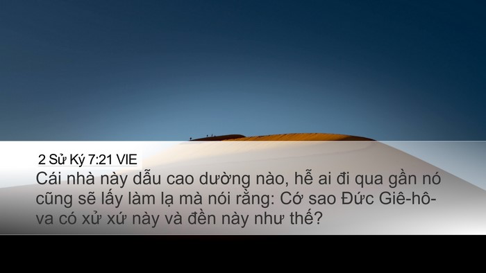 2 Sử Ký 7:21 VIE Bible Verse Image