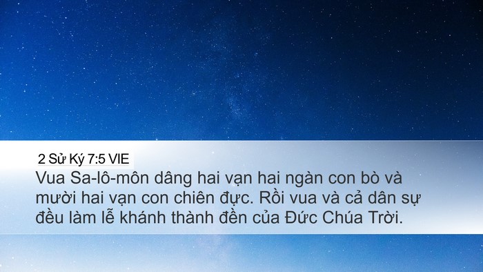 2 Sử Ký 7:5 VIE Bible Verse Image
