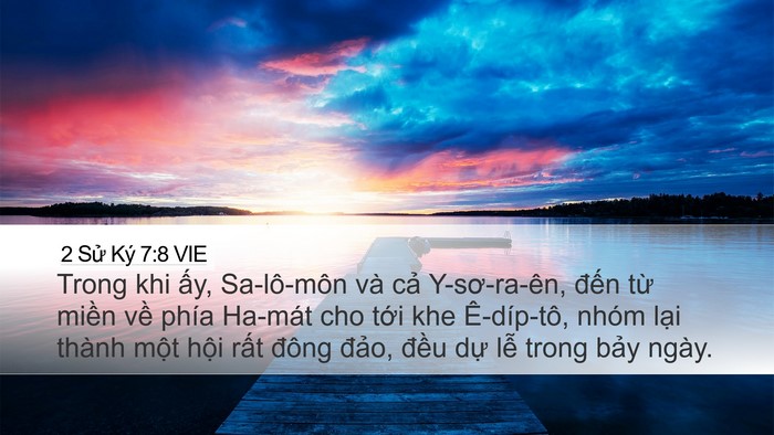 2 Sử Ký 7:8 VIE Bible Verse Image