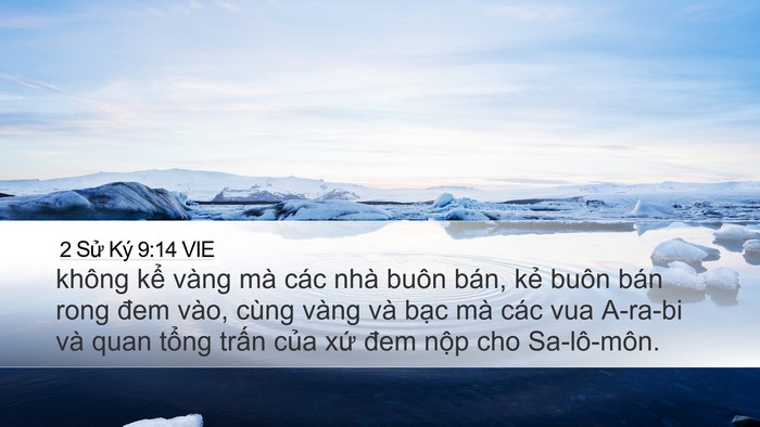 2 Sử Ký 9:14 VIE Bible Verse Image