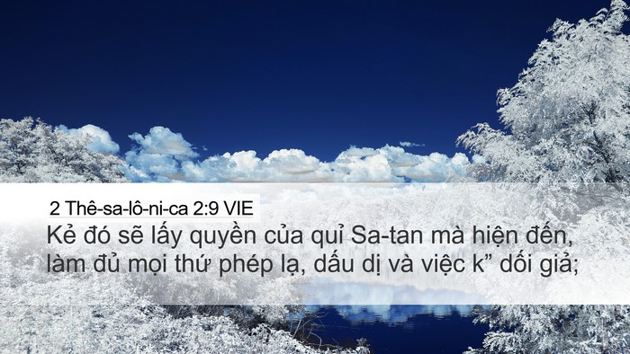 2 Thê-sa-lô-ni-ca 2:9 VIE Bible Verse Image