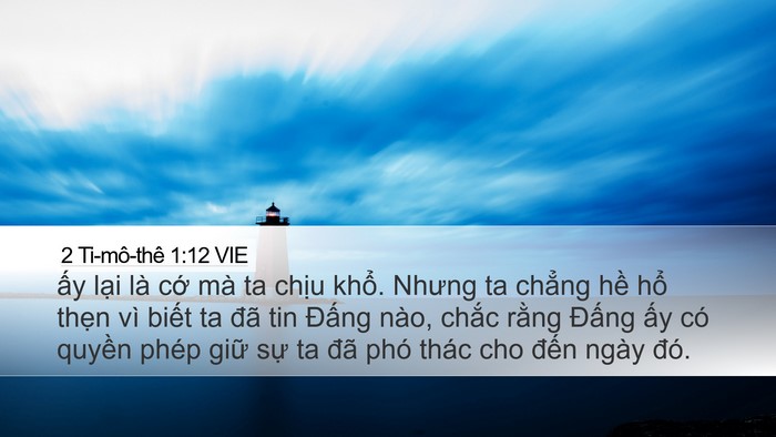 2 Ti-mô-thê 1:12 VIE Bible Verse Image