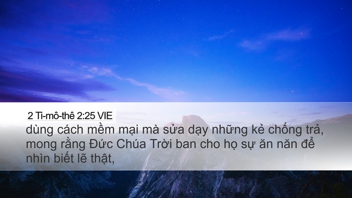 2 Ti-mô-thê 2:25 VIE Bible Verse Image